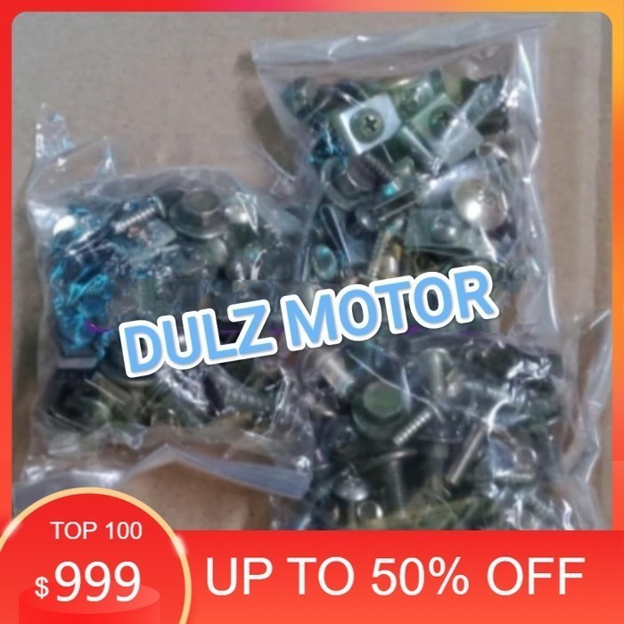 Baut Motor Lengkap Baut Full Set Body - Bodi Supra X Lama