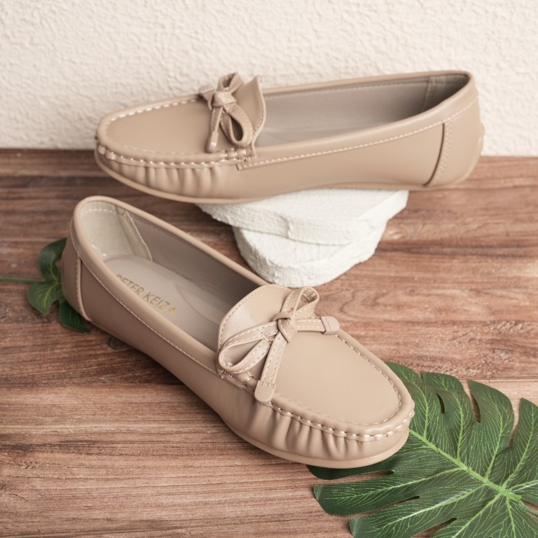 Peter Keiza Sepatu Flat Wanita Moccasin Casual OS17-01
