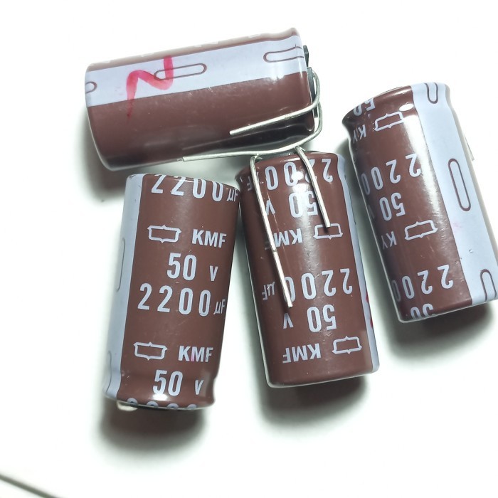kapasitor nippon chemicon 2200uf 50v elko elco capasitor 2200 uf 50 v 2200uf/50v 2200/50 Fajar elekt