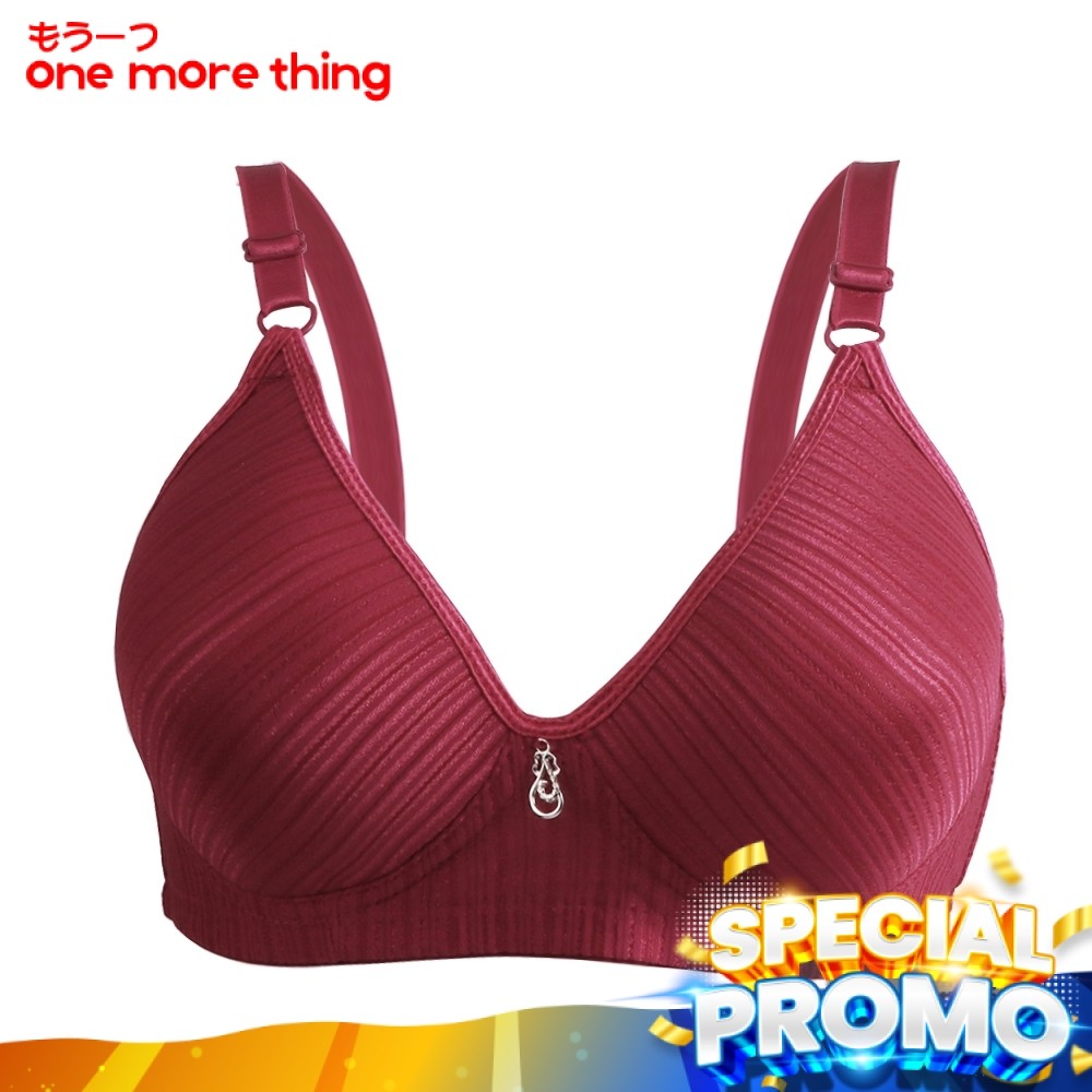 OMT - Grape Bra Full Cup Tanpa Kawat Cup Besar Busa Grape Underwear Spm 0321