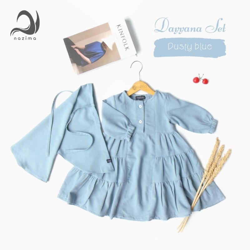 VO42W Nazima Gamis Anak Dayyana Set