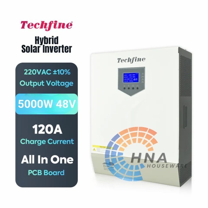 Techfine Inverter Hybrid Low Frequency 6.3Kva 5000Watt 48V MPPT 120A