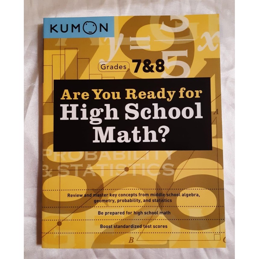 

KUMON Are You For High School Math Grade 7-8