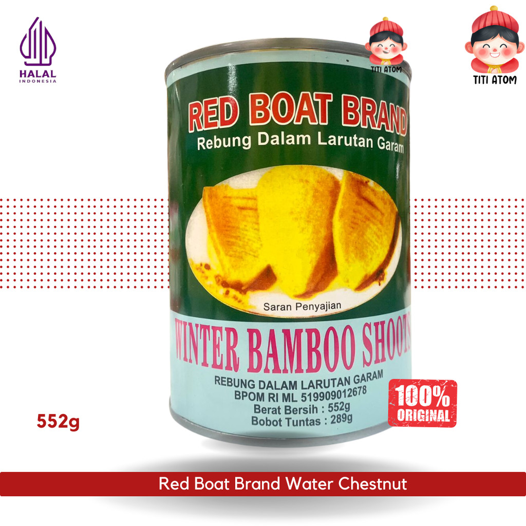 

Red Boat Brand Winter Bamboo Shoots Rebung Kaleng 552g