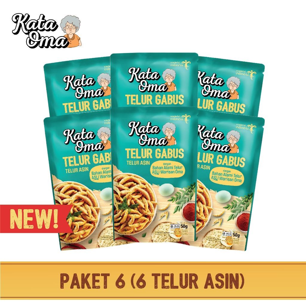 

Kata Oma Telur Gabus Paket Isi 6 Telur Asin