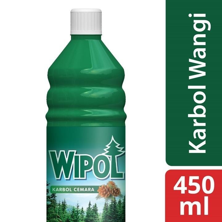 WIPOL PEMBERSIH LANTAI 2 BOTOL UKURAN 450ML / WIPOL KEMASAN BOTOL 450ML  - ROCISHOP88 SEMBAKO