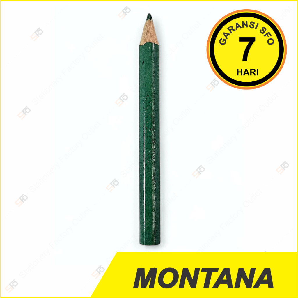 

Alat Tulis Murah Pensil Warna Montana Mini Satuan - Green Hijau - SFO Semarang Official