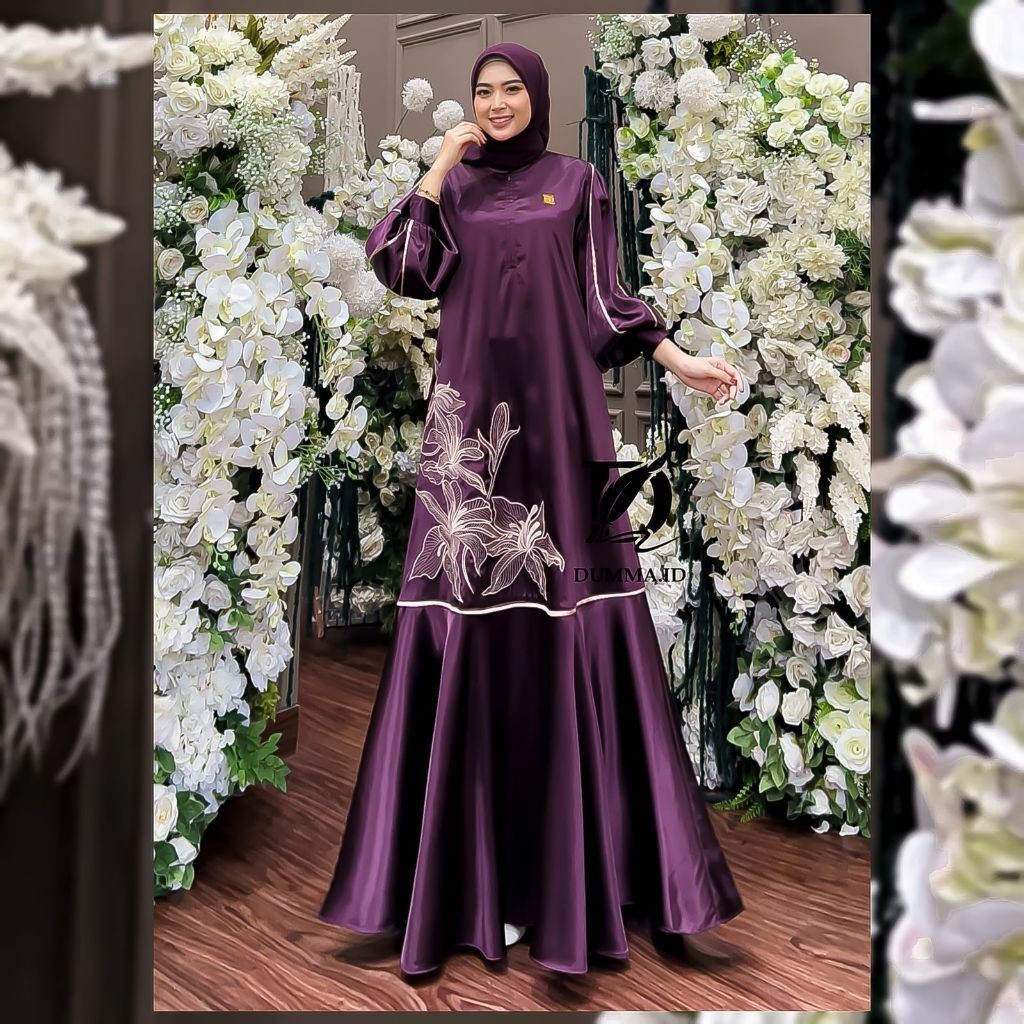 ( NEW ) GAMIS TERBARU PERMATA DRESS WANITA MUSLIMAH PREMIUM 2025 BY DUMMA.ID COD