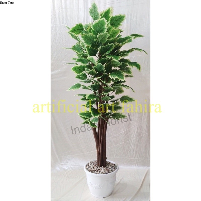Pohon Hias 160cm Cisiang Artificial Ukuruan Besar Pohon Sudut Dekorasi Pohon Plastik