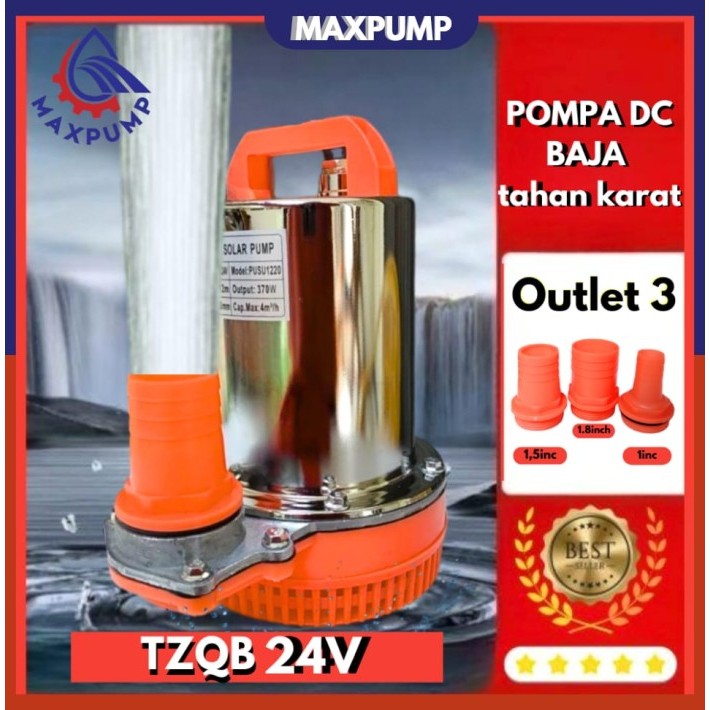 Pompa Air Celup Sumbersible DC 24volt Kolam Ikan Water Pump Air Celup