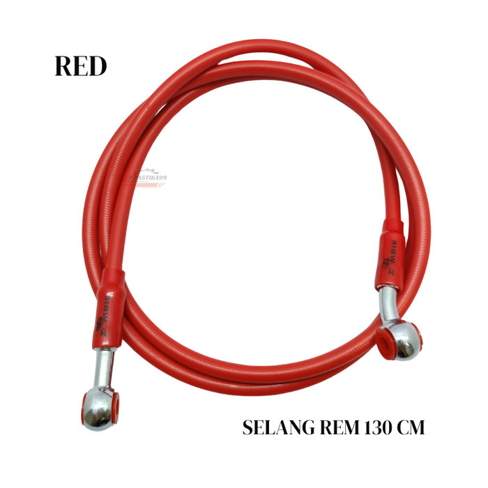 Selang rem depan variasi panjang 130 cm motor KLX Vixion Ninja R RR Satria Fu Tiger Jupiter Z Scoopy