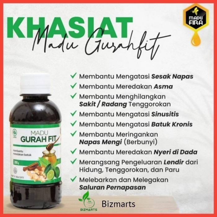 original Madu GurahFit ASLI Bantu Sembuhkan Batuk Menahun Gurah Fit Gurahvit ori100% original