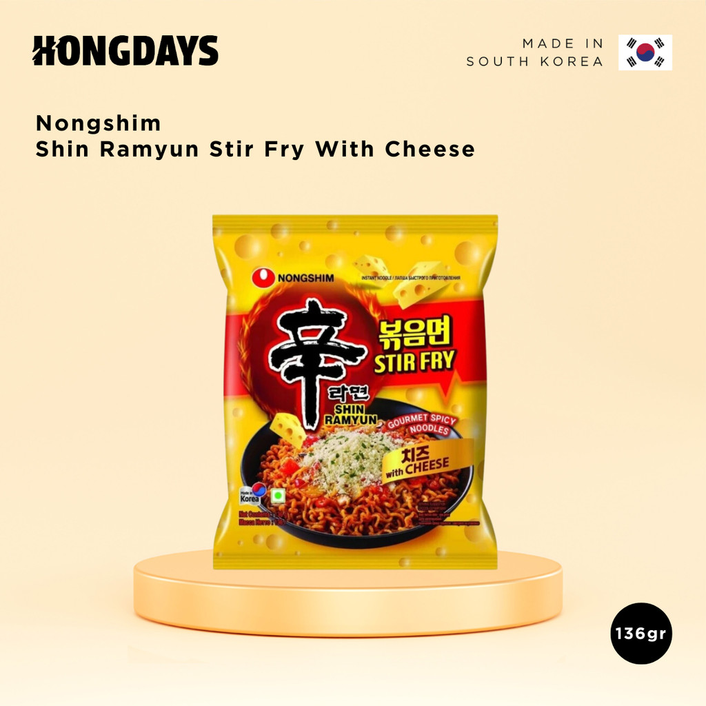 

Nongshim Shin Ramyun Stir Fry with Cheese 136g - HONGDAYS