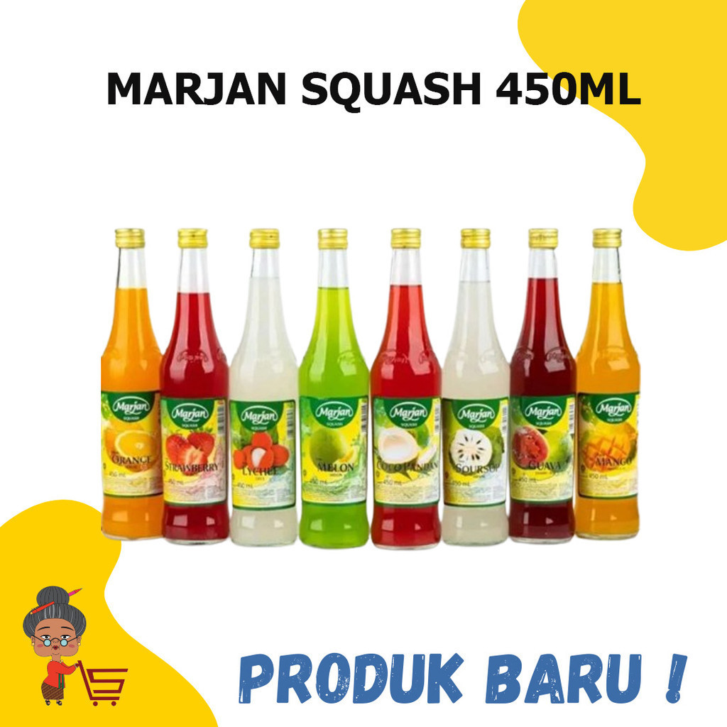 

MARJAN SQUASH 450ml / SIRUP MARJAN / MARJAN SQUASH