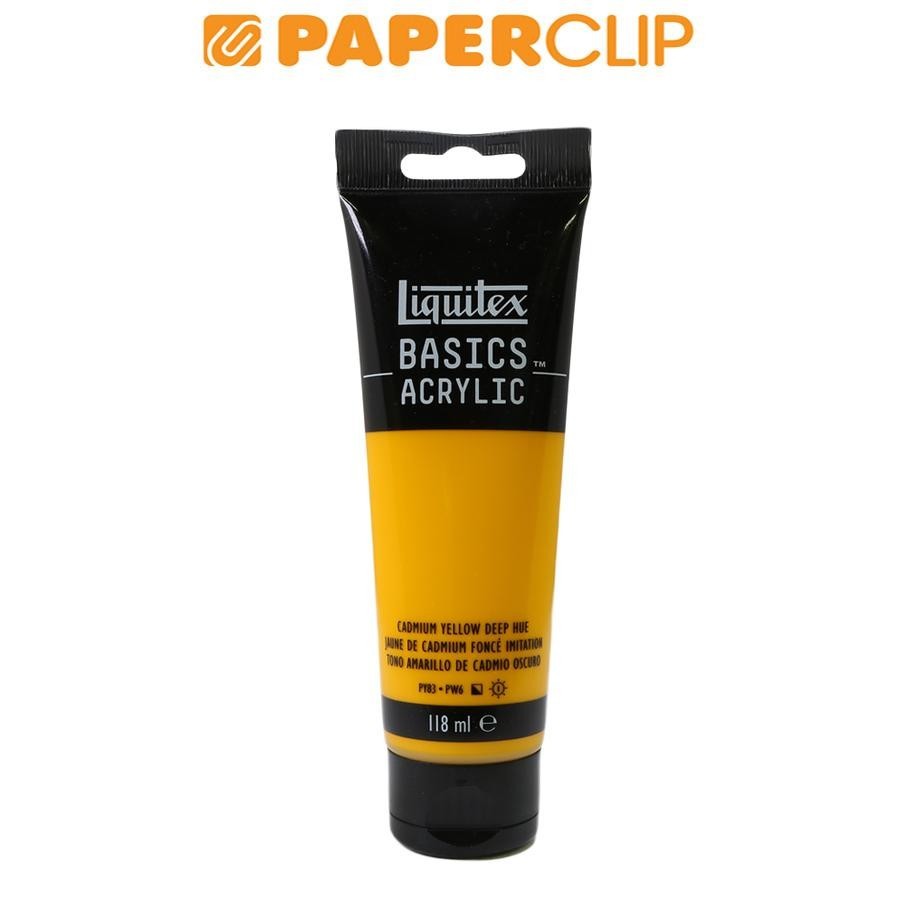 

CAT AKRILIK / ACRYLIC LIQUITEX BASIC 118ML 8870042LQ CADMIUM YELLOW DEEP HUE