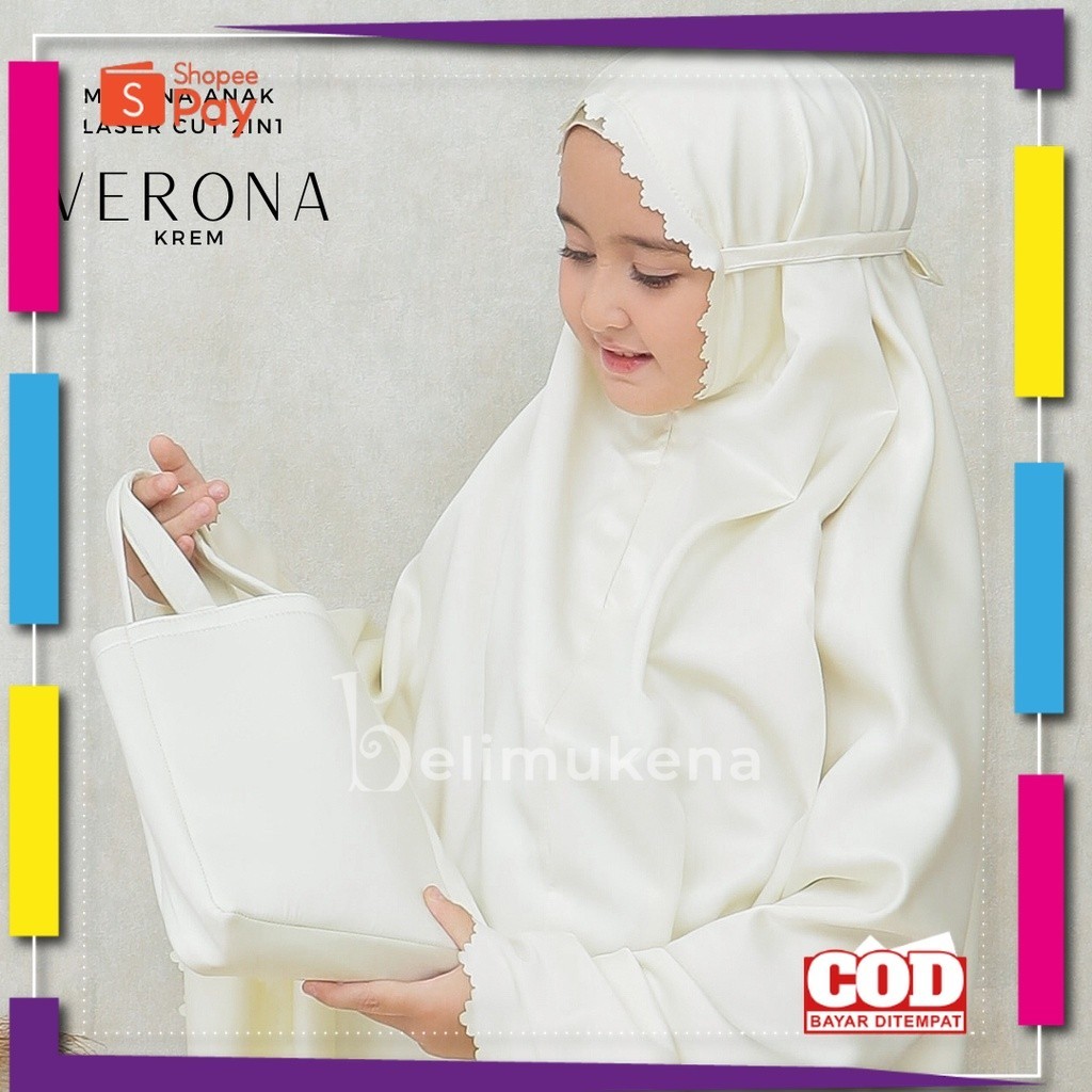 RAMADHAN SALE // Mukena Anak Laser Cut Verona