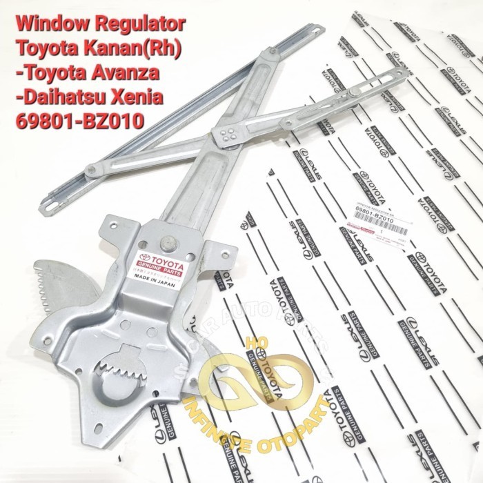 WINDOW REGULATOR KANAN TOYOTA AVANZA XENIA 69801-BZ010