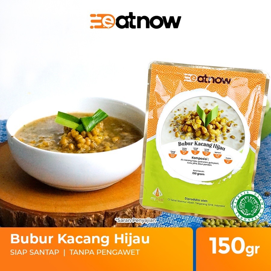 

EatNow Bubur Kacang - Merah - Hijau - Makanan Siap Saji - Makanan Instan