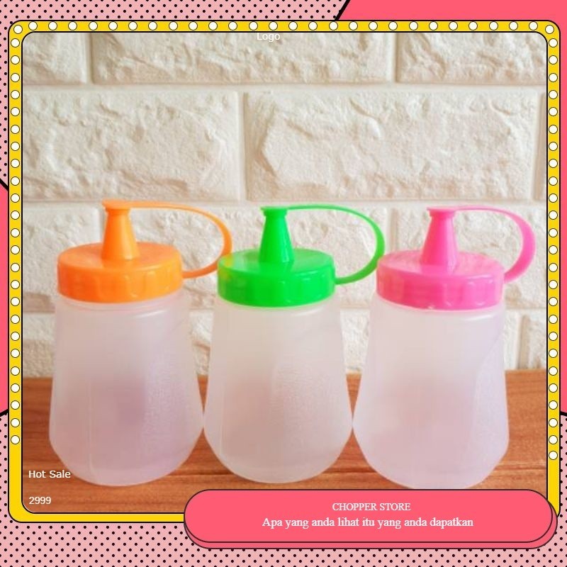 COD Botol kecap besar 300ml / botol kecap dan saos 300ml / botol kecap