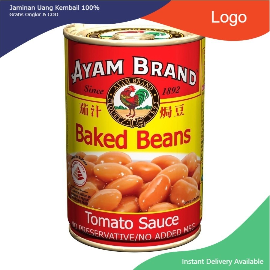 

Baked Beans Ayam Brand - 425 GRAM