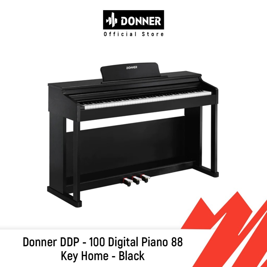 Donner DDP - 100 Digital Piano 88 Key Home - Black