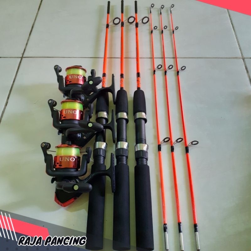 Set mancing lengkap - joran pancing lengkap siap mancing