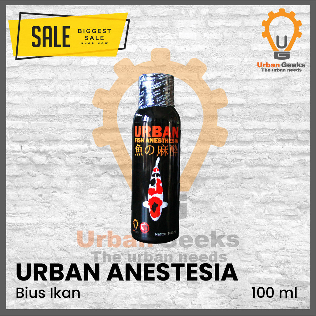 Bius Ikan Koi Arwana Urban Fish Anesthesia 100 Ml Treatment Handling