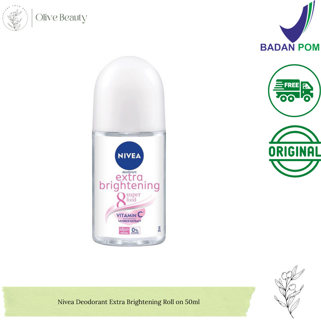 Nivea Deodorant Extra Brightening Roll on