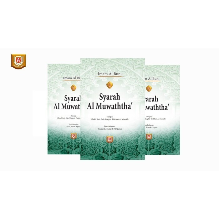 Syarah Al Muwatha LENGKAP 1 set ORI