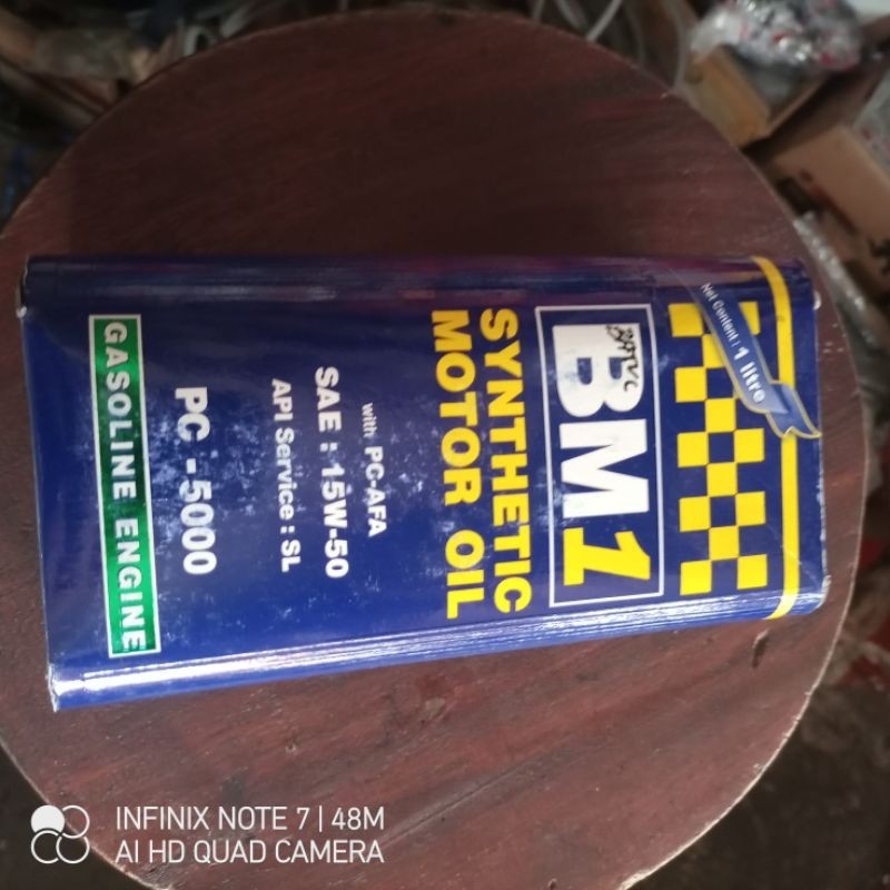 oli mesin 15w50 1l bm1 pc 5000