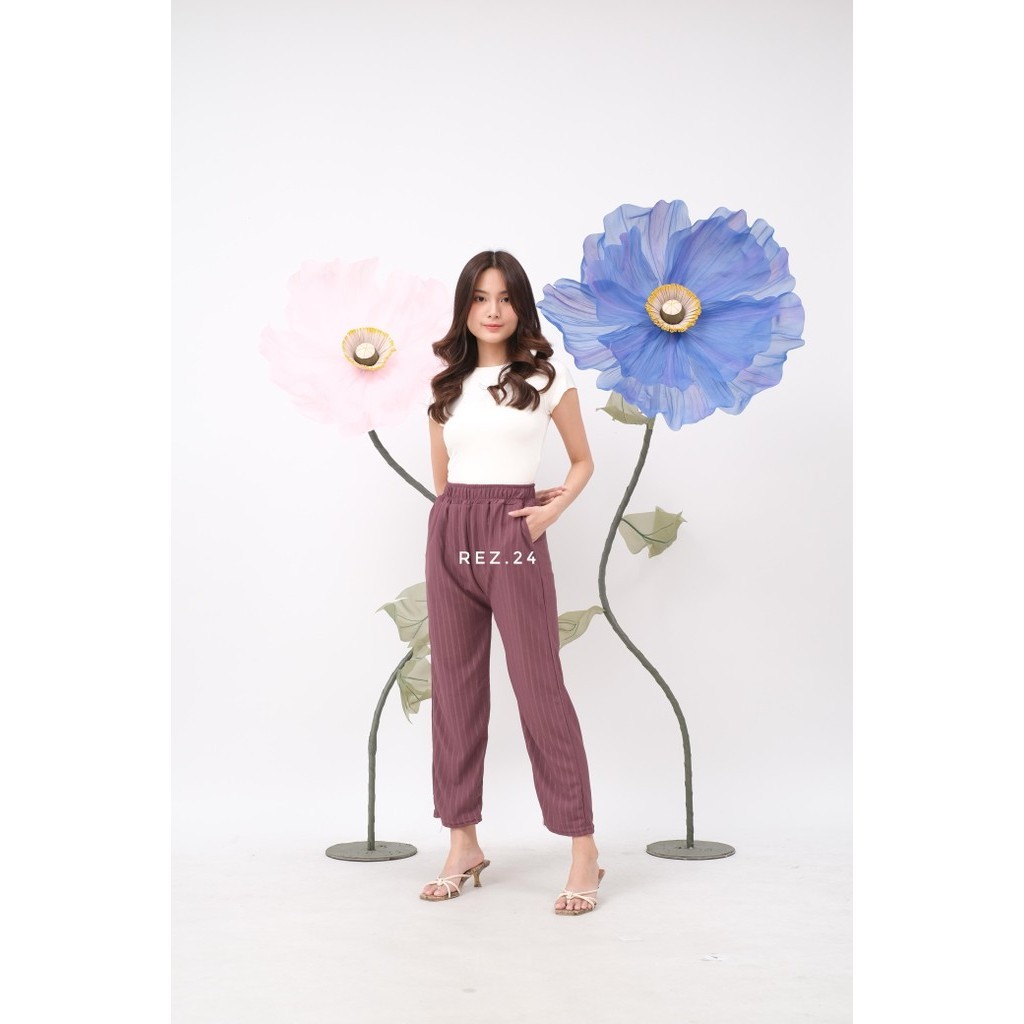 Baggy Pants Knit Hornet Jumbo / Celana Baggy Hornet Saku