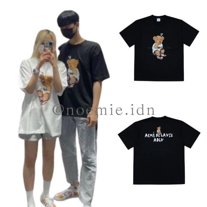 ADLV acme de la vie check pants bear short sleeve t-shirt