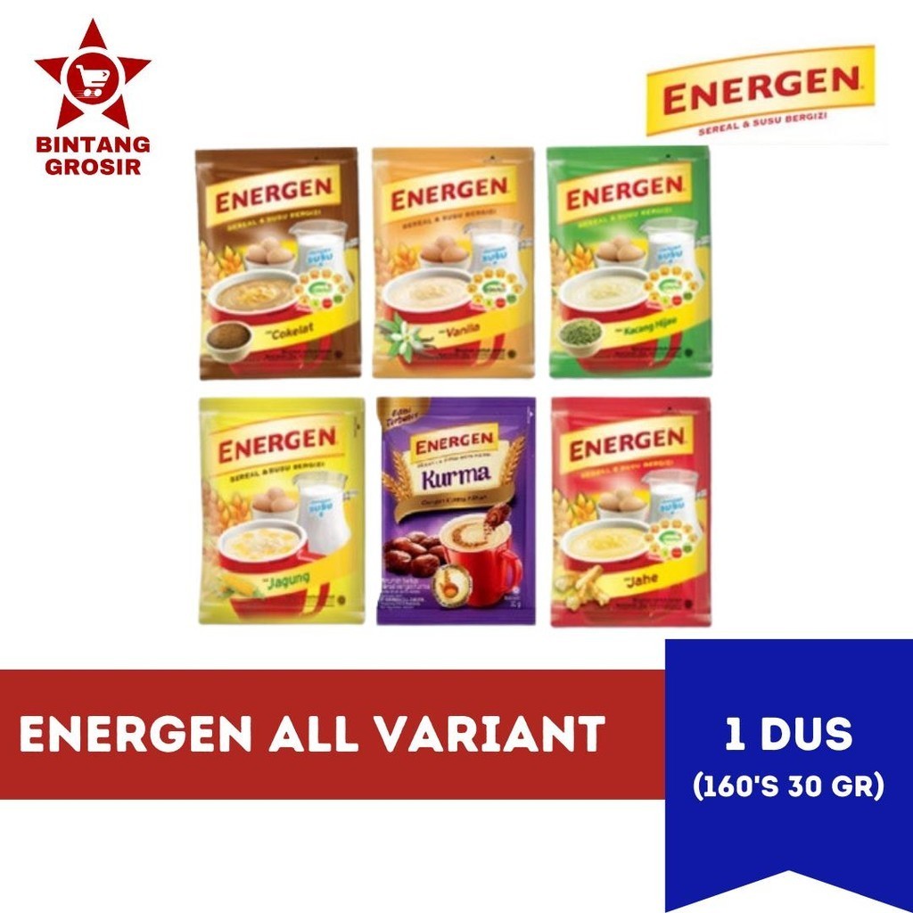 

[RENTENG] ENERGEN SEREAL MINUM MAKANAN BERGIZI BAG