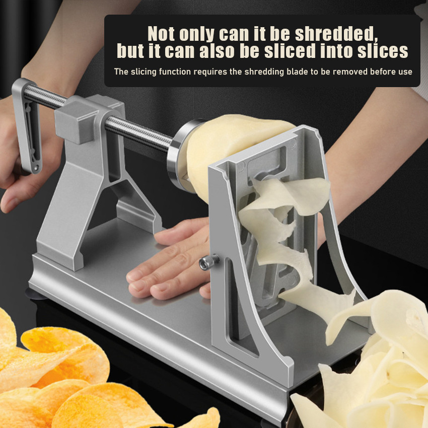 Alat Pemotong Sayuran Dan Buah Multifungsi 4 Jenis Alat Parut Kentang Tipis Vegetable Slicer Manual