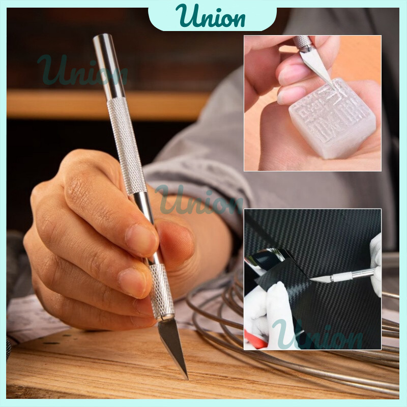 

UM Pisau Ukir Seni / Cutter Samoyed / Kerajinan Tangan Sayat Mata Tajam Potong / Pisau Ukir Pen Cutter / Gagang Art Knife