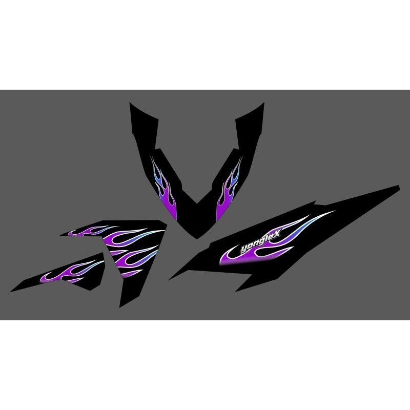 

STRIPING TRANSPARANT VARIO LED OLD 125-150 MOTIF API Motorcycle