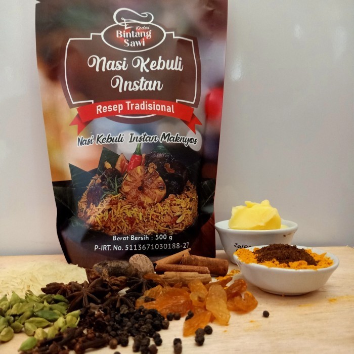

nasi kebuli instan beras basmati bumbu