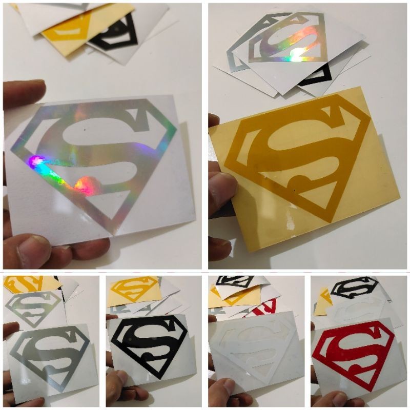 

STICKER LOGO SUPERMAN CUTTING