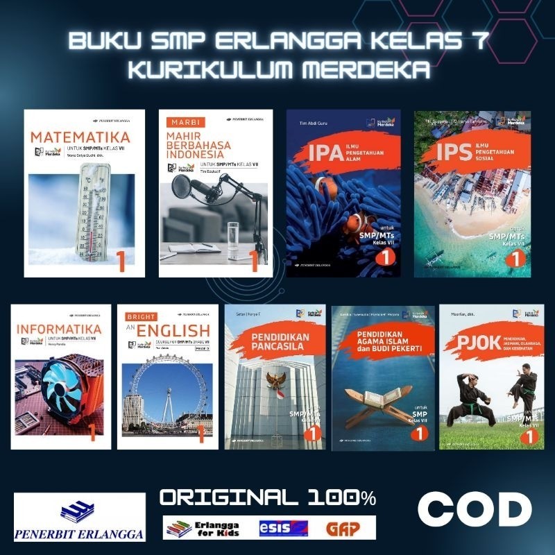 BUKU SMP ERLANGGA KURIKULUM MERDEKA KELAS 7