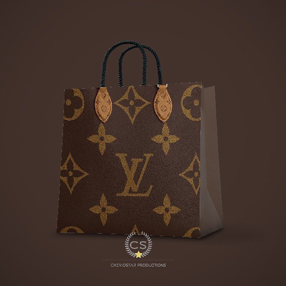 

Andriant paperbag LV goodie bag LV hampers natal - 1