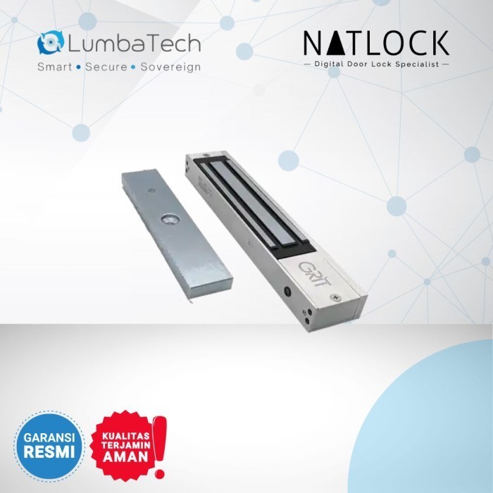 

Natlock - U Bracket Magnetic Lock 600Lbs - Pengaman Pintu