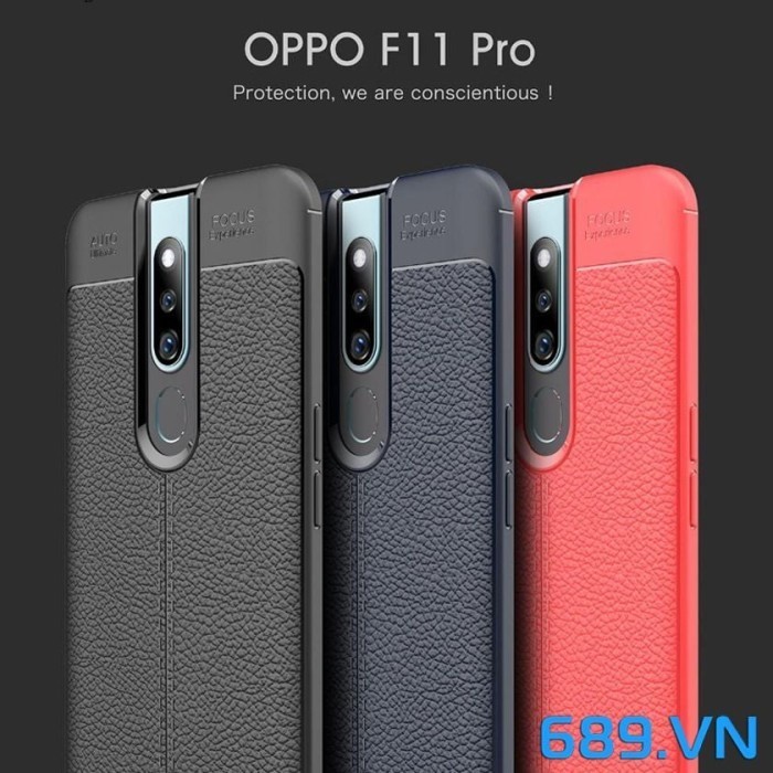 CASE OPPO F11 PRO / R17 / R17 PRO AUTOFOCUS CARBON KULIT LEATHER CASE