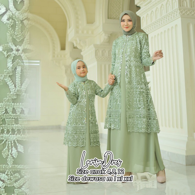 Gamis Mom and kids - Gamis Couple Ibu dan Anak - Gamis Outher Couple - Gamis Outher Anak - Gamis ana