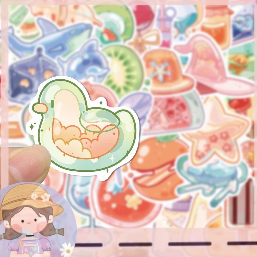 

PROMO 25 pcs Stiker Objek Kaca Kecil Dihiasi Dengan Indah Akun Tangan Cangkir Air notebook Dekoratif Tahan Air Stiker HELLO.NUZA