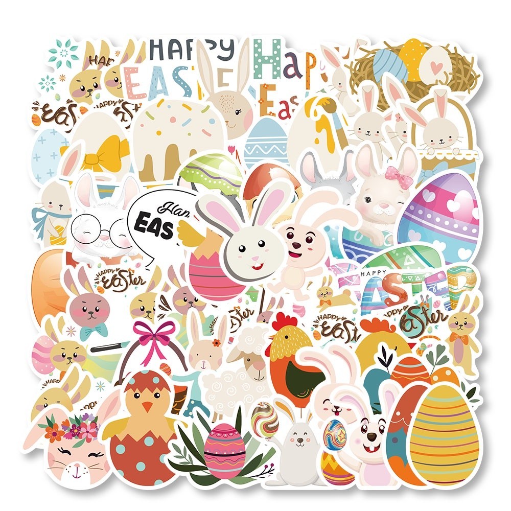 

PROMO25 Pcs Stiker Motif Paskah Tahan Air Untuk Dekorasi notebook hello.nuza