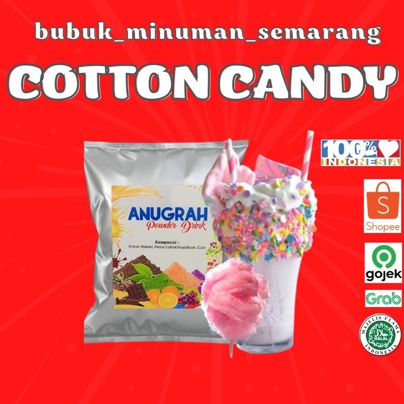 

Bubuk Minuman Es Permen Karet Cotton Candy 1kgGratis Ongkir & COD