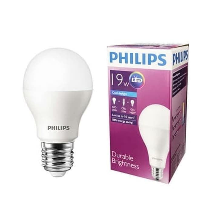 Lampu Bohlam Bulb LED Philips 19Watt 19W 19Wat Philip Putih 19 watt -GN24