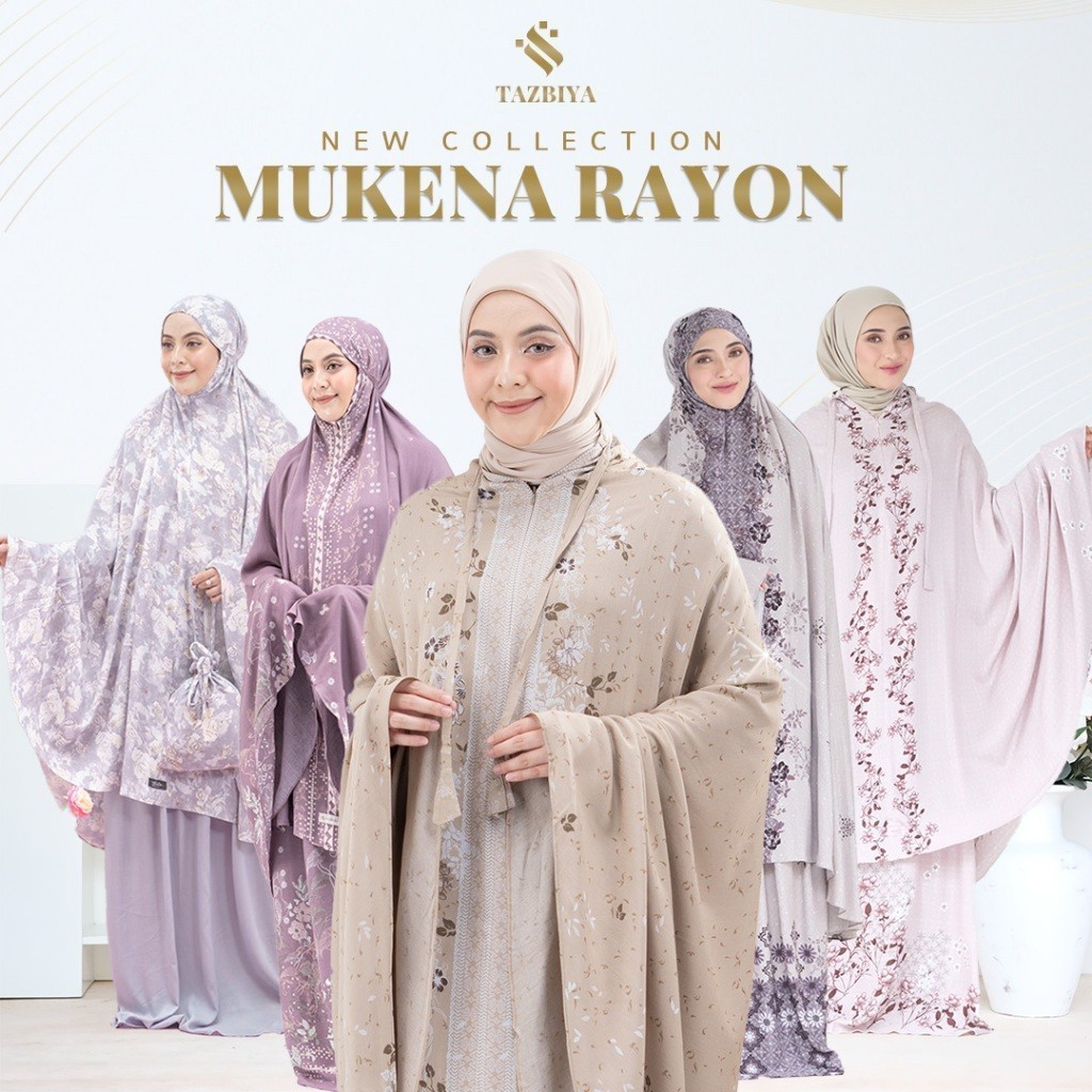 berkah ramadan.... [BEST SELLER] NEW COLLECTION MUKENA RAYON DEWASA TAZBIYA (COD)