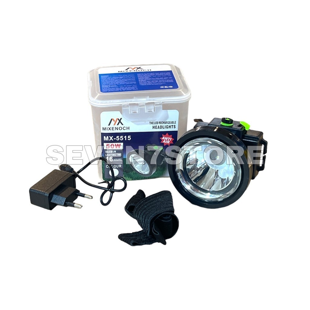 Senter Kepala Mixenoch 50 Watt Mx 5515 TERMURAH SUPER TERANG