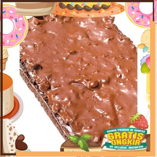 

Fudgy Brownies Mix Eat Me (LUAR KOTA BANDUNG)/ King J Snack